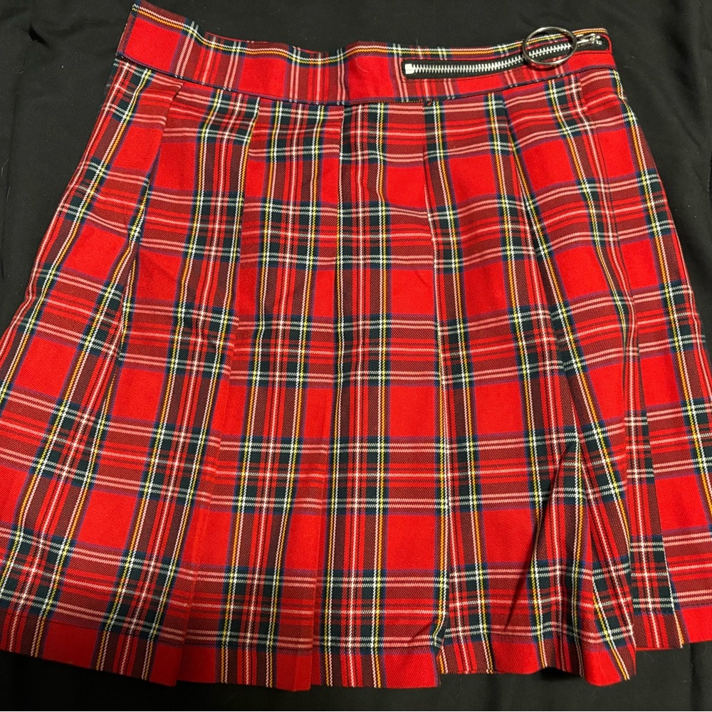 LTT Red Plaid Women's Skirt